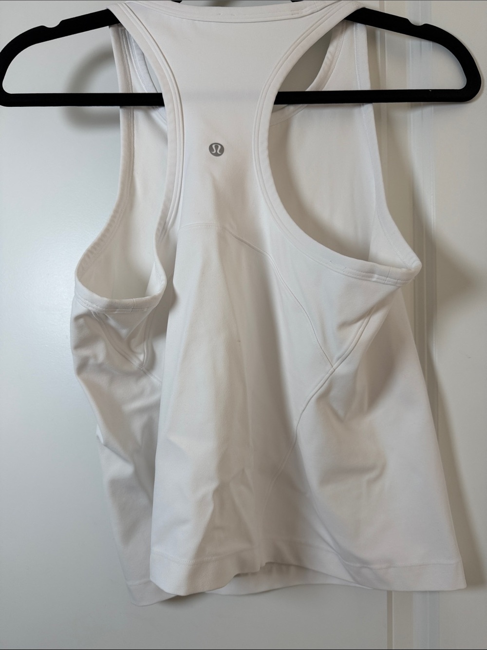 Classic White Women's Tank Top - Clean Versatile Layering Piece - Picture 4 of 4